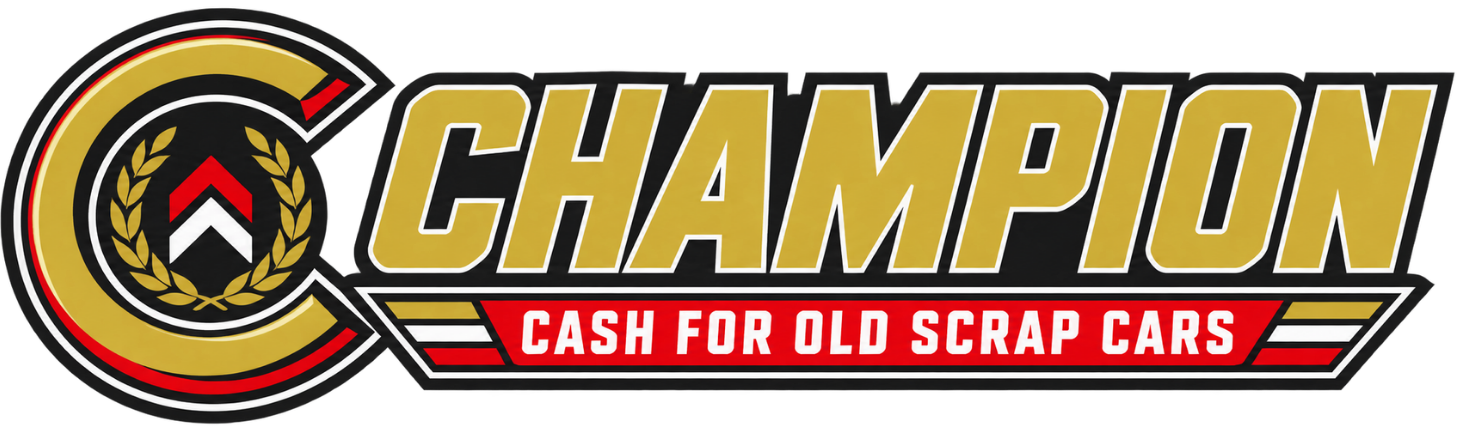 Champion Cash For Old Scrap Cars logo